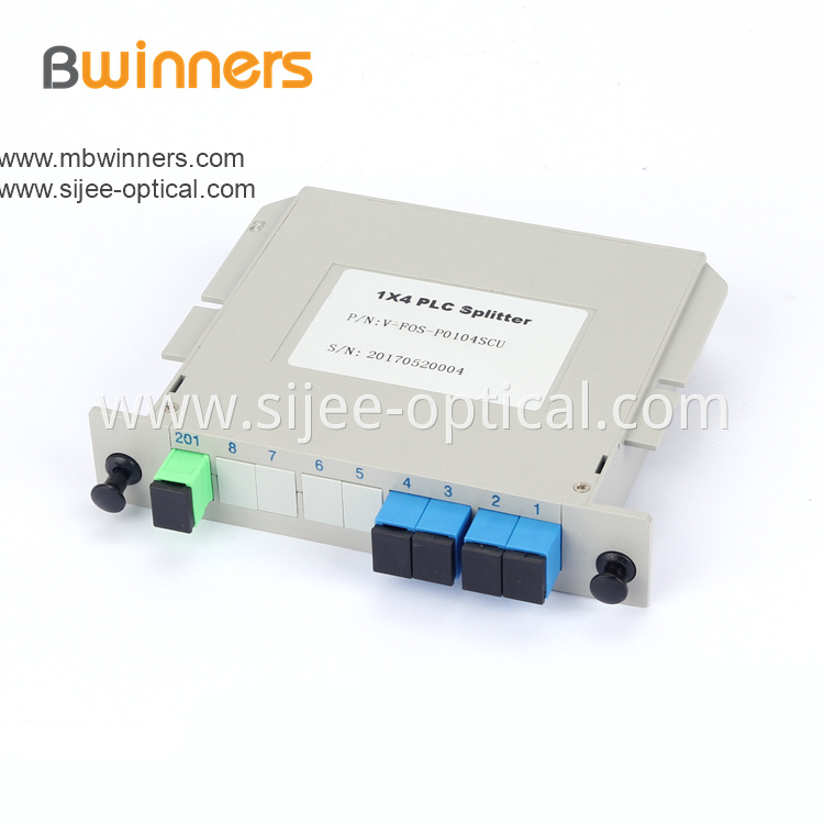 Insertion Module 1x4 Sc Apc Plc Splitter